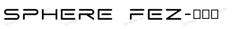sphere fez字体转换